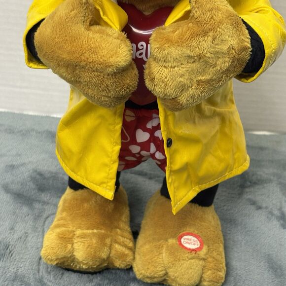 Gemmy Gorilla BANANAS FOR YOU Dancing light Up Singing Hot to Handle Plush - Picture 3 of 11